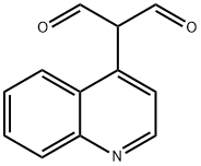 2-(4-キノリル)マロンジアルデヒド 1.5水和物 化学構造式
