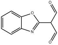 2-(2-苯并恶唑基)丙二醛,40071-07-6,结构式