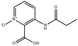 2-Pyridinecarboxylicacid,3-[(1-oxopropyl)amino]-,1-oxide(9CI) Structure