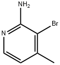 2-AMINO-3-BROMO-4-METHYLPYRIDINE Struktur