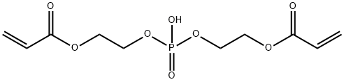 bis[2-(acryloyloxy)ethyl] hydrogen phosphate Struktur
