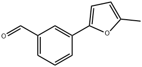 3-(5-METHYL-2-FURYL)BENZALDEHYDE, 400745-03-1, 结构式