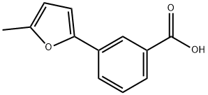 3-(5-甲基-2-呋喃)苯甲酸, 400746-01-2, 结构式