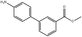 4'-AMINO-BIPHENYL-3-CARBOXYLIC ACID METHYL ESTER Structure