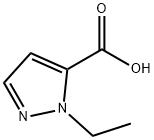 1-乙基-1H-吡唑-5-羧酸,400755-43-3,结构式