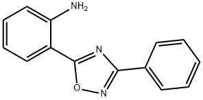 2-(3-フェニル-1,2,4-オキサジアゾール-5-イル)アニリン 化学構造式