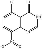 5-CHLORO-8-NITROQUINAZOLIN-4-OL Struktur