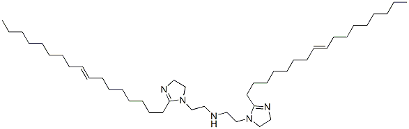 2-(8-heptadecenyl)-N-[2-[2-(8-heptadecenyl)-4,5-dihydro-1H-imidazol-1-yl]ethyl]-4,5-dihydro-1H-imidazole-1-ethylamine|