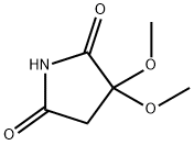 3,3-diMethoxy-2,5-Pyrrolidinedione Struktur