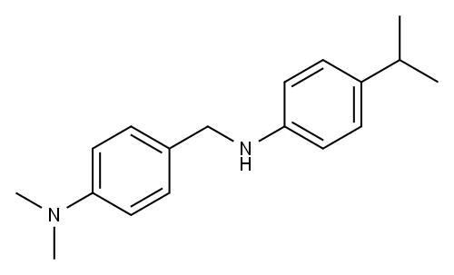 N-(4-(二甲基氨基)苄基)-4-异丙基苯胺, 400858-39-1, 结构式