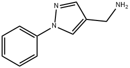 (1-Phenyl-1H-pyrazol-4-yl)methanamine Structure