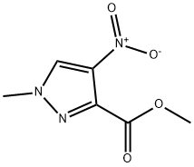 Methyl 1-Methyl-4-nitro-1H-pyrazole-3-carboxylate Structure