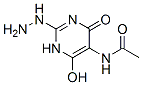 Acetamide, N-(2-hydrazino-1,4-dihydro-6-hydroxy-4-oxo-5-pyrimidinyl)- (9CI) 结构式