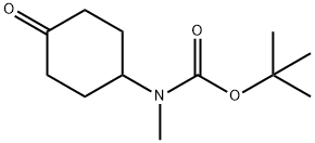 Carbamic acid, methyl(4-oxocyclohexyl)-, 1,1-dimethylethyl ester Struktur