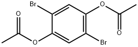1,4-Diacetoxy-2,5-dibromobenzene Struktur
