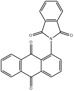 2-[(9,10-ジヒドロ-9,10-ジオキソアントラセン)-1-イル]-1H-イソインドール-1,3(2H)-ジオン 化学構造式