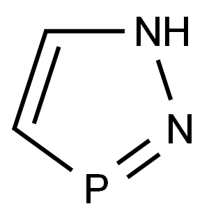 1H-1,2,3-ジアザホスホール 化学構造式