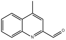 4-METHYQUINOLINE-2-CARBOXALDEHYDE 化学構造式