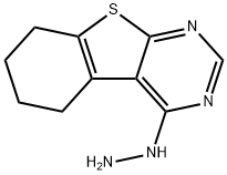 4-HYDRAZINO-5,6,7,8-TETRAHYDRO[1]BENZOTHIENO[2,3-D]PYRIMIDINE Struktur