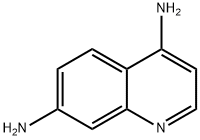 4,7-キノリンジアミン 化学構造式