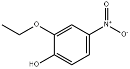 2-エトキシ-4-ニトロフェノール 化学構造式