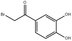 2-溴-3'.4'-二羟基苯乙酮 结构式