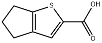 5,6-DIHYDRO-4H-CYCLOPENTA[B]THIOPHENE-2-CARBOXYLIC ACID Structure