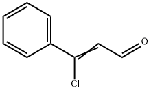 (Z)-3-chloro-3-phenyl-prop-2-enal 结构式