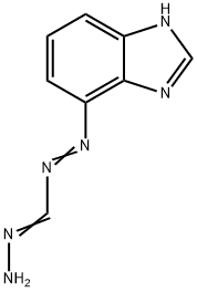 Diazenecarboxaldehyde, 1H-benzimidazol-4-yl-, hydrazone (9CI) Structure