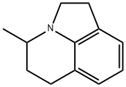 1,2,5,6-Tetrahydro-4-methyl-4H-pyrrolo[3,2,1-ij]quinoline 结构式