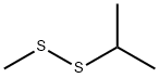 メチル(1-メチルエチル)ペルスルフィド 化学構造式