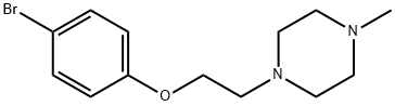 1-(2-(4-溴苯氧基)乙基)-4-甲基哌嗪 结构式