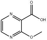 3-甲氧基-2-吡嗪甲酸 结构式