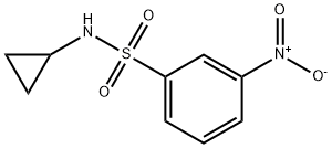 N-环丙基-3-硝基苯磺酰胺,401589-92-2,结构式