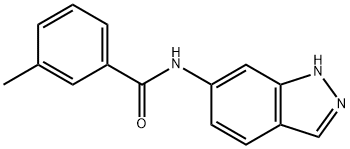 Benzamide, N-1H-indazol-6-yl-3-methyl- (9CI) Struktur