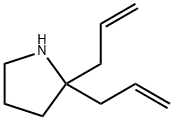 2,2-ジアリルピロリジン 化学構造式