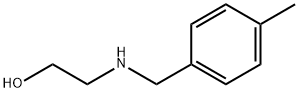 2-[(4-メチルベンジル)アミノ]エタノール 化学構造式