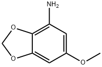 1,3-Benzodioxol-4-amine,6-methoxy-(9CI) Structure