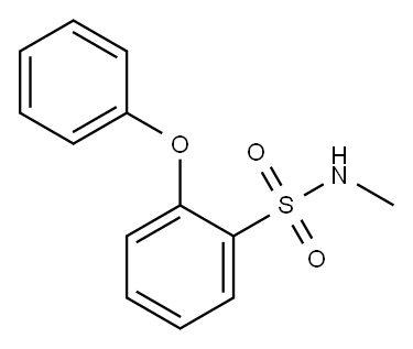 N-methyl-2-phenoxybenzenesulphonamide Struktur