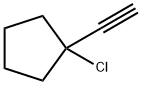 Cyclopentane, 1-chloro-1-ethynyl- (9CI) Structure