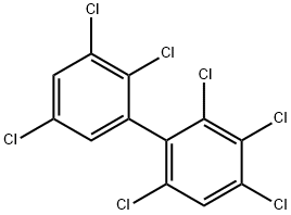 2,2',3,3',4,5',6-七氯联苯 结构式