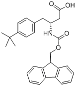 FMOC-(R)-3-AMINO-4-(4-TERT-BUTYL-PHENYL)-BUTYRIC ACID Struktur