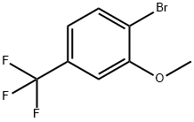 2-溴-5-三氟甲基苯甲醚, 402-07-3, 结构式