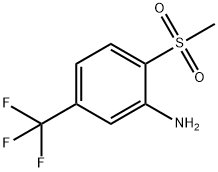 2-(METHYLSULFONYL)-5-(TRIFLUOROMETHYL)BENZENAMINE,402-19-7,结构式