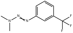 1-[3-(トリフルオロメチル)フェニル]-3,3-ジメチルトリアゼン 化学構造式