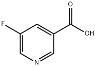 5-フルオロニコチン酸 化学構造式