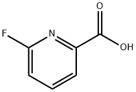 2-氟吡啶-6-羧酸,402-69-7,结构式