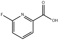 2-Fluoropyridine-6-carboxylic acid Structure