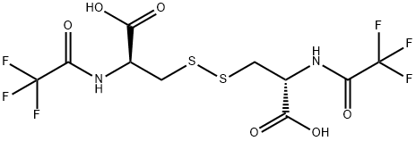 N,N'-BIS(TRIFLUOROACETYL) L-CYSTINE,402-91-5,结构式