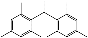 2,2'-エチリデンビス(1,3,5-トリメチルベンゼン) 化学構造式